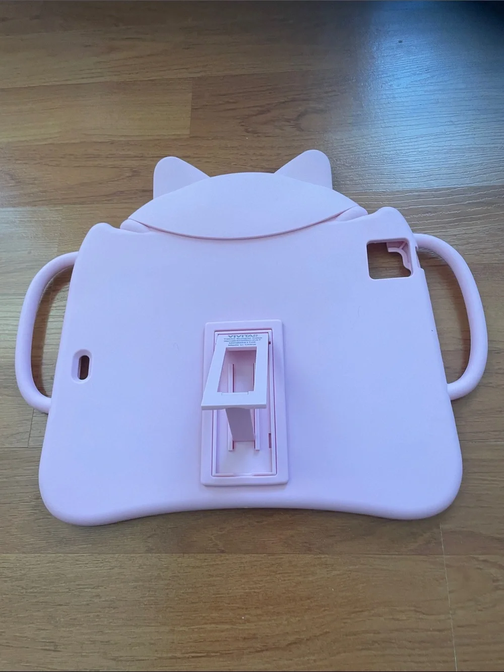 I Pad case Kids Pink Cat Bumper Case - Durable Tablet Cover